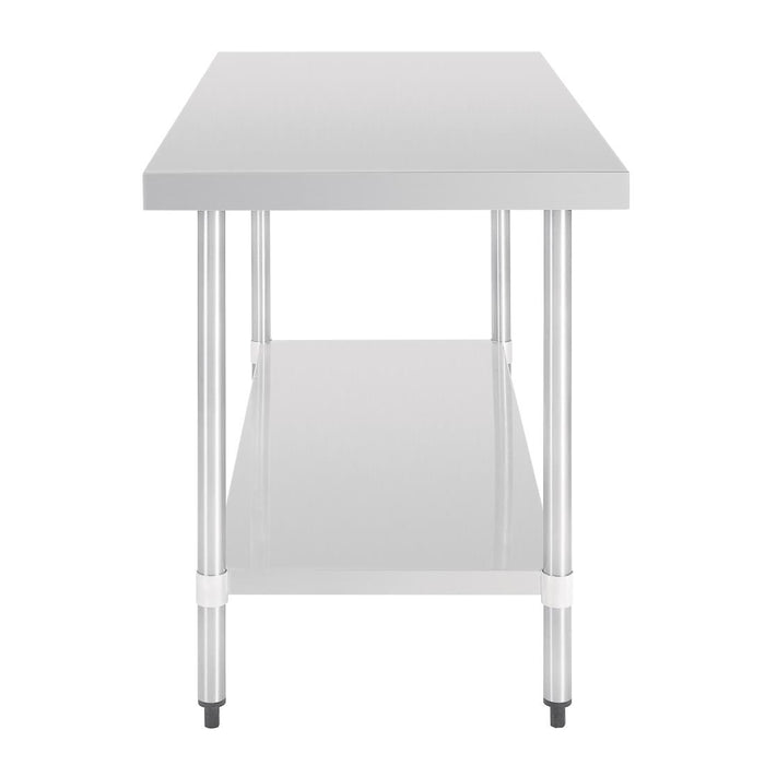 Vogue RVS werktafel zonder achteropstand 90x150x70cm