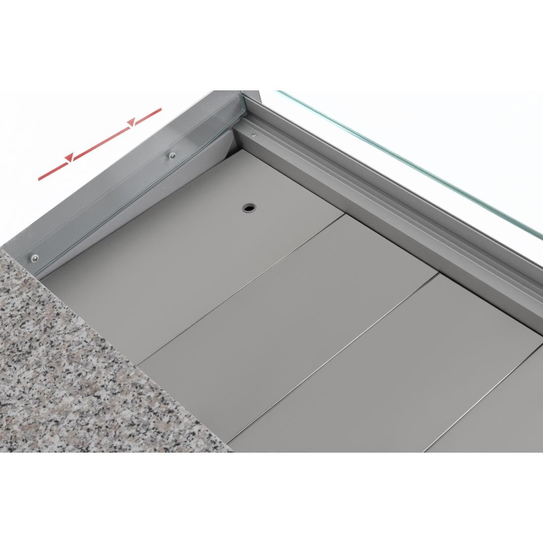 Zoin Tibet Serve Over Counter Grijs 1000mm