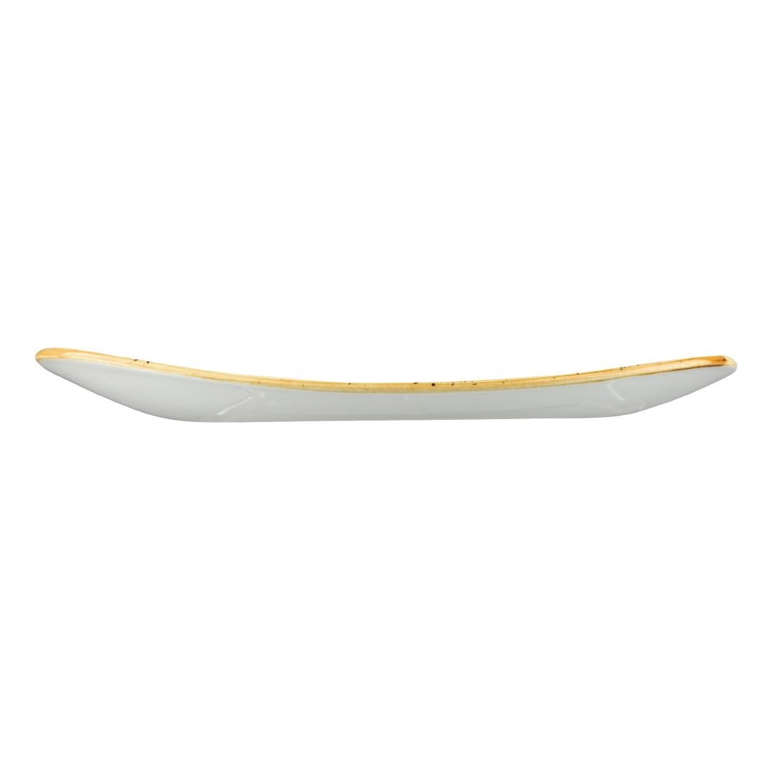 Churchill Stonecast Cornflower Blue Driehoekig Bord 31.1cm (pak van 6)