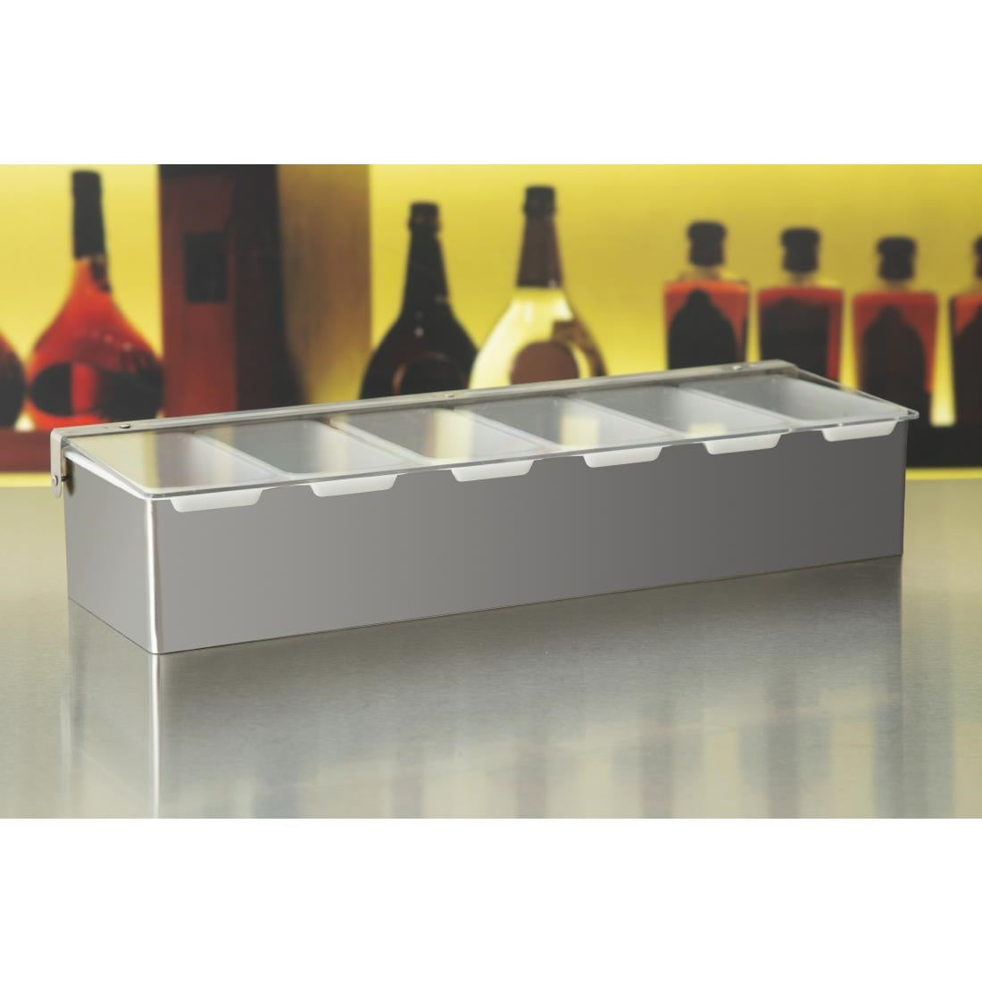 Olympia ingrediëntenbak met 6 bakjes