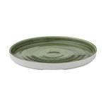 Churchill Stonecast Patina Burnished Green Bord Met Opstaande Rand 22cm (pak van 6)