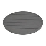 Bolero Aluminium Rond Tafelblad Donkergrijs 580mm