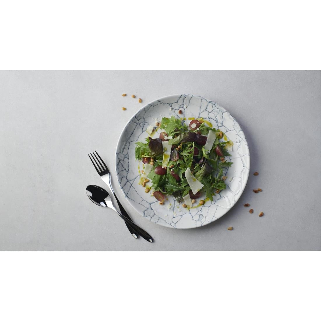 Churchill Studio Prints Kintsugi Pearl Grey Evolve Coupe Bord 28.6cm (Pak van 12)
