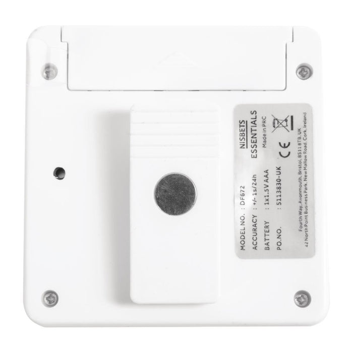 Nisbets Essentials digitale kookwekker met magneet