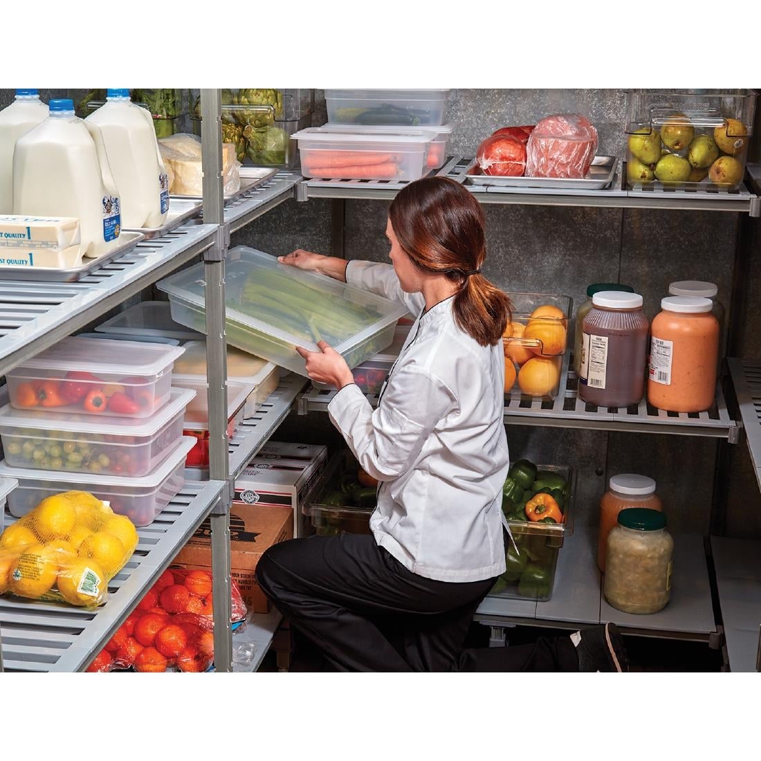 Cambro buigzaam polypropyleen deksel GN 1/1