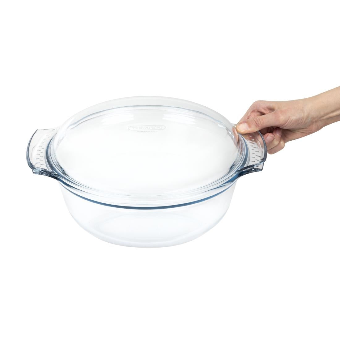 Pyrex ronde glazen casserole 3,75L