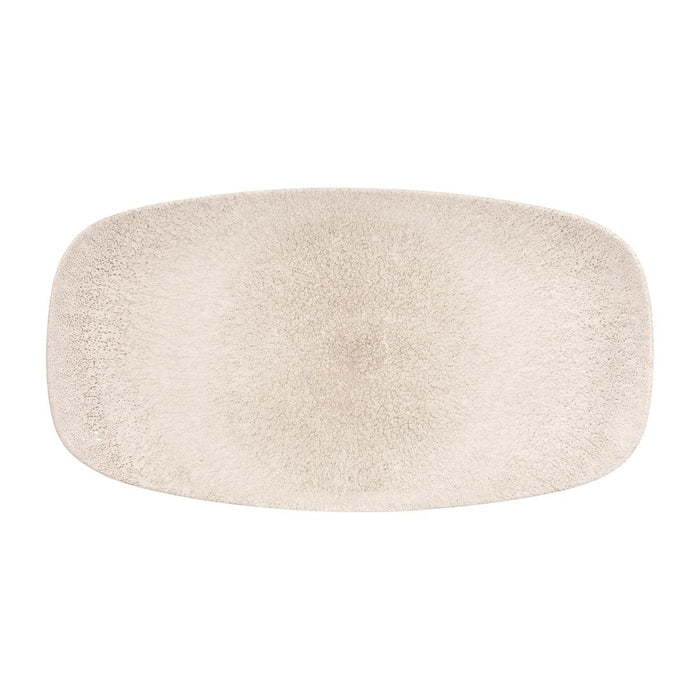 Churchill Raku Agate Grey Chefs Ovaal Bord 35.2 x 18.7cm (pak van 6)