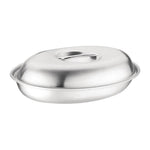 Olympia RVS ovale dekschaal 20cm
