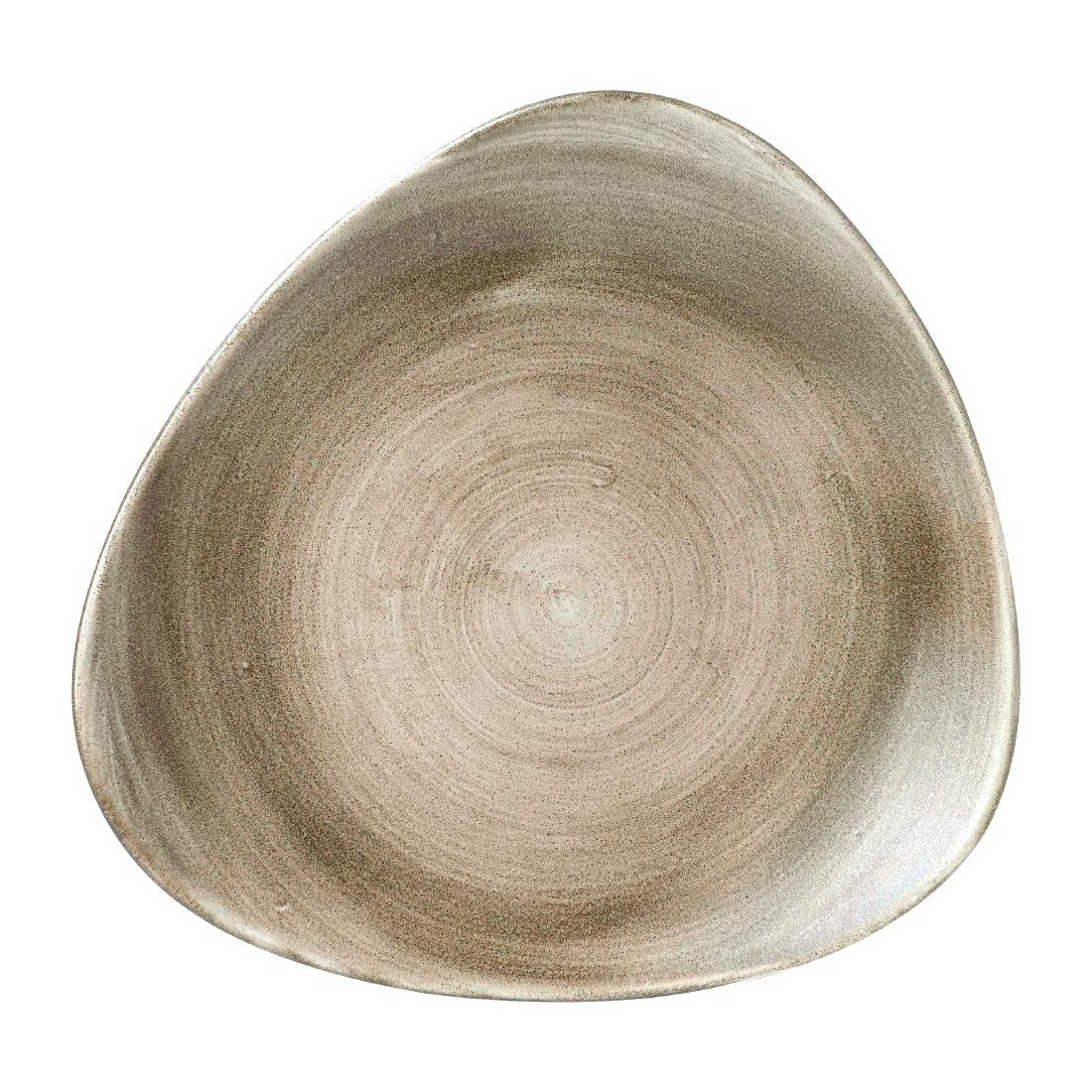 Churchill Stonecast Patina Antique Taupe Lotus Bord 25.4cm (pak van 12)