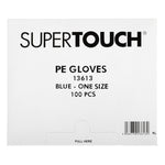 Disposable handschoenen blauw (100 stuks)