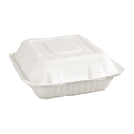 Fiesta Compostable composteerbare bagasse voedseldozen 3 compartimenten (200 stuks)