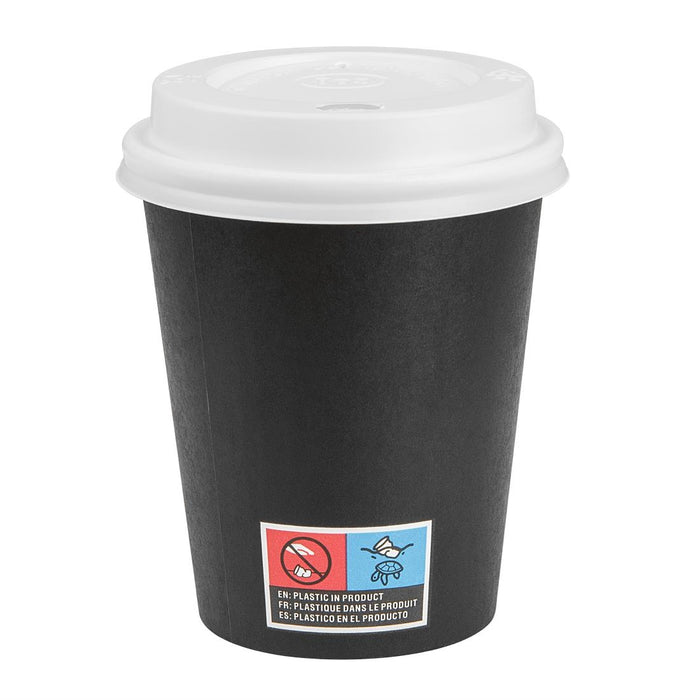 Nisbets Essentials Hete Bekers En Deksels Pakket 8Oz (Pakket Van 350)