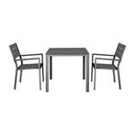 Bolero Valletta Grijze Stoelen Met Armleuningen (4 Pack)