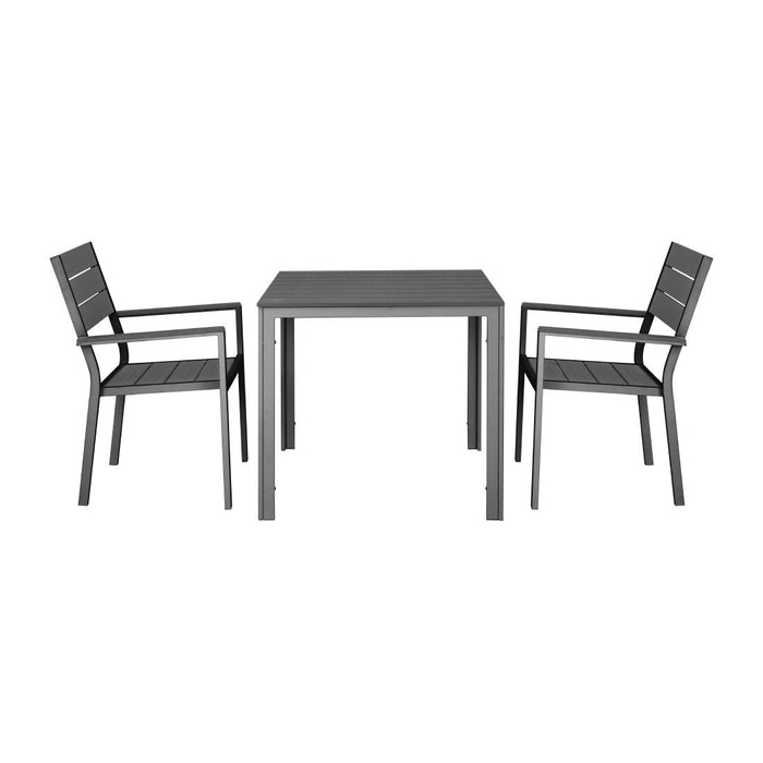 Bolero Valletta Grijze Stoelen Met Armleuningen (4 Pack)