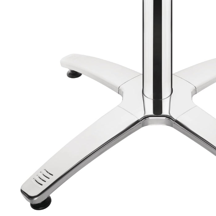 Bolero aluminium tafelpoot 68(h) x 65(b)cm
