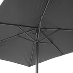 Bolero Sevilla Vierkante Parasol 2X3M Zwart