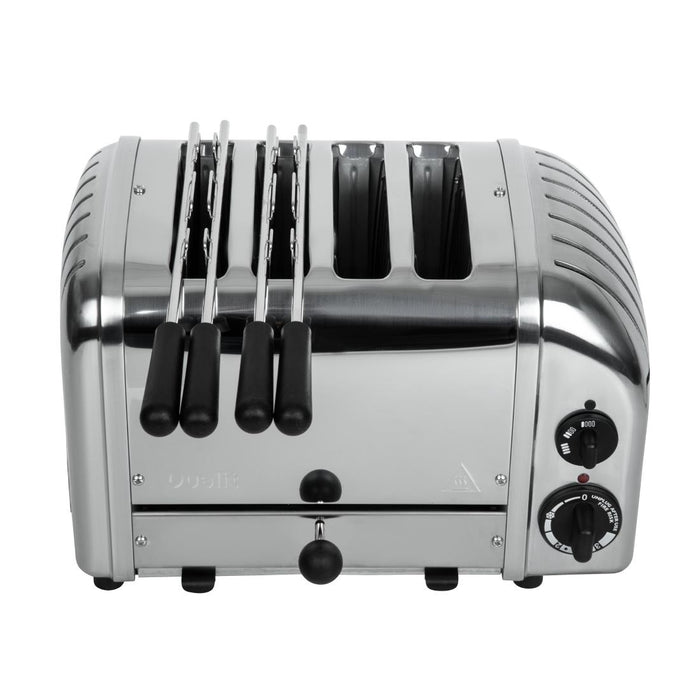 Dualit Vario 2x2 combi broodrooster 4 sleuven RVS 42174