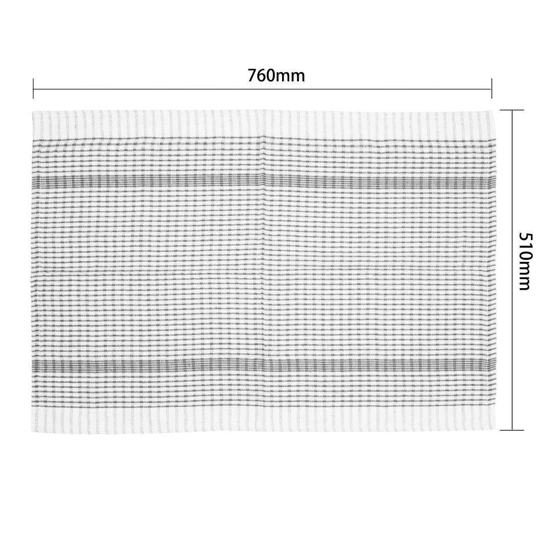 Vogue Wonderdry theedoeken zwart (10 stuks)