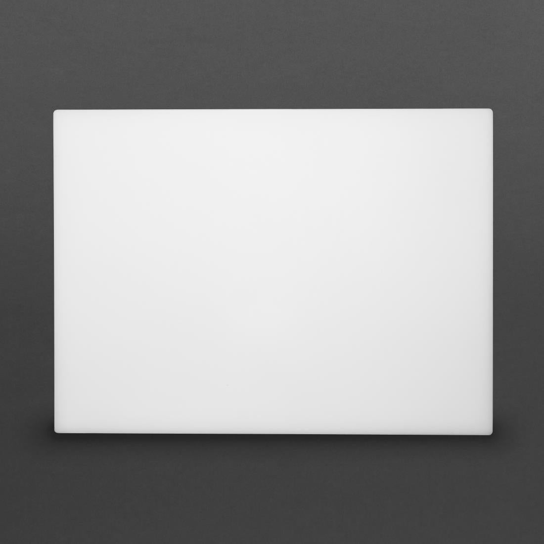 Hygiplas LDPE extra dikke snijplank wit 600x450x20mm