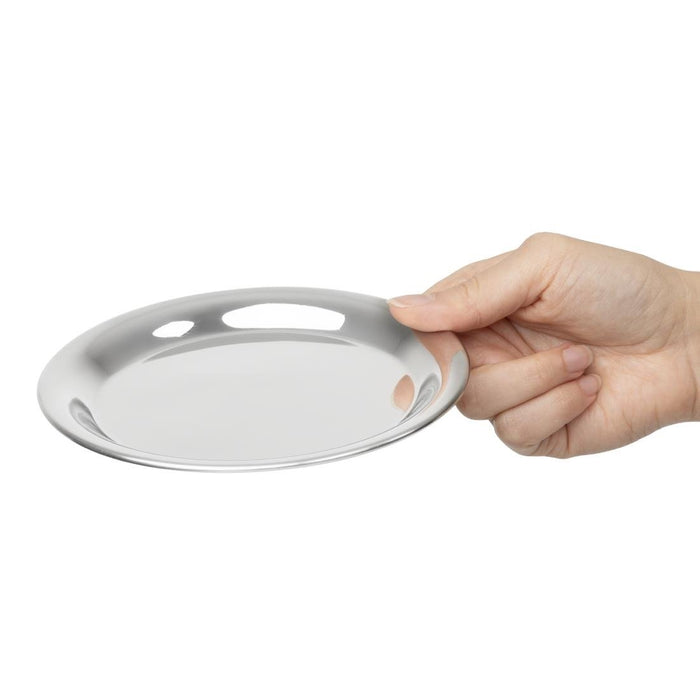 Olympia Ronde Roestvrijstalen Fooischaal 150mm