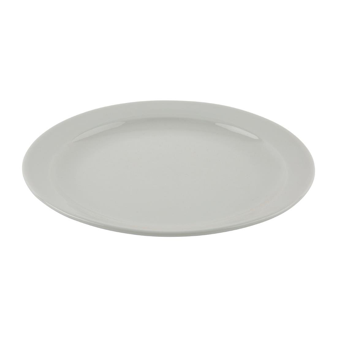 Olympia Athena borden met smalle rand 22,6cm (12 stuks)
