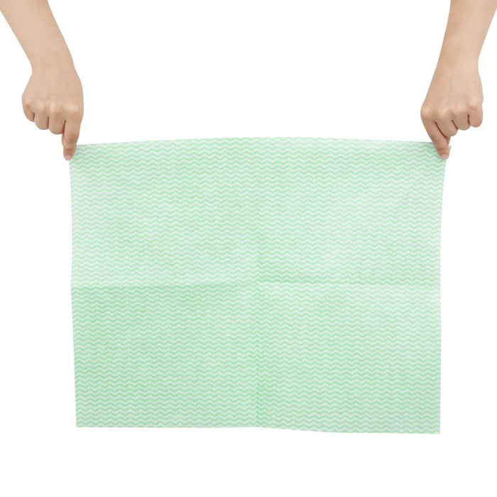 Jantex Zware Niet-Geweven Doeken Groen (Pack Van 25)