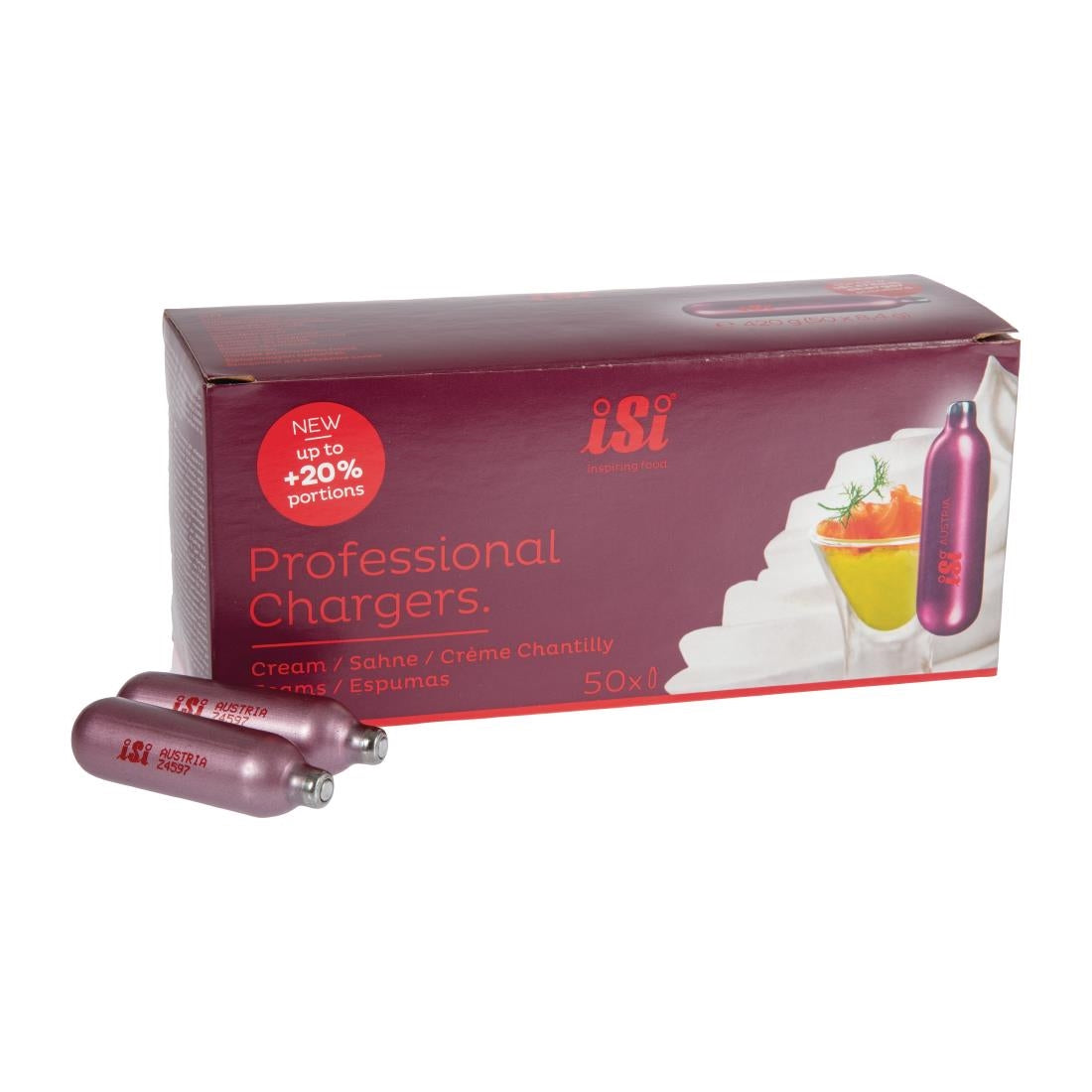 ISI slagroompatronen (50 stuks)