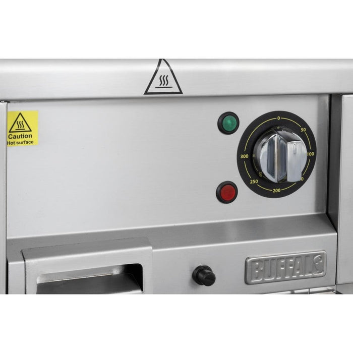 Buffalo 600 Serie Elektrische Bakplaat 400 Mm