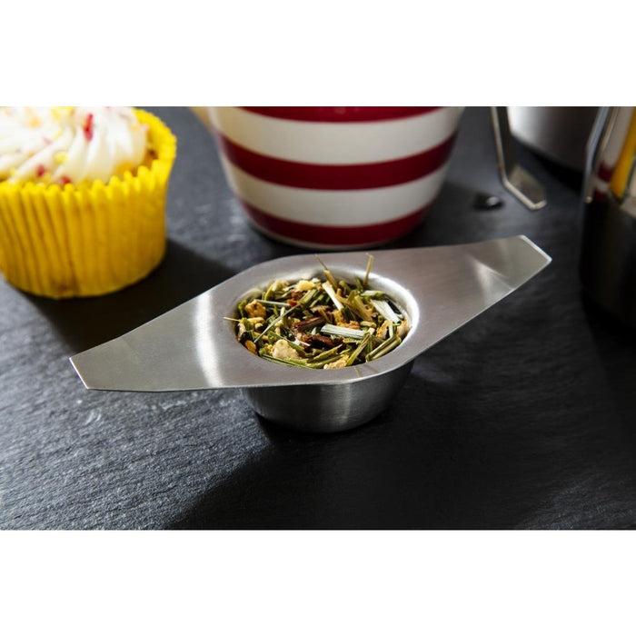 RVS theezeef en houder