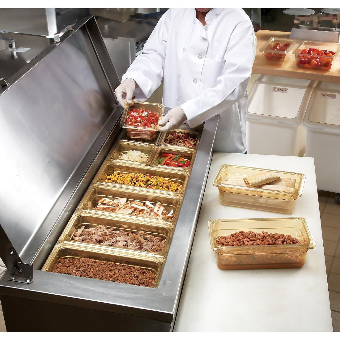 Cambro hittebestendige GN 1/3 bak 10cm