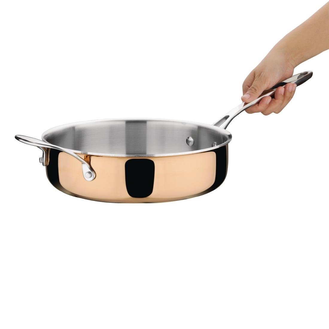 Vogue koperen tri-wall sauteerpan 24cm