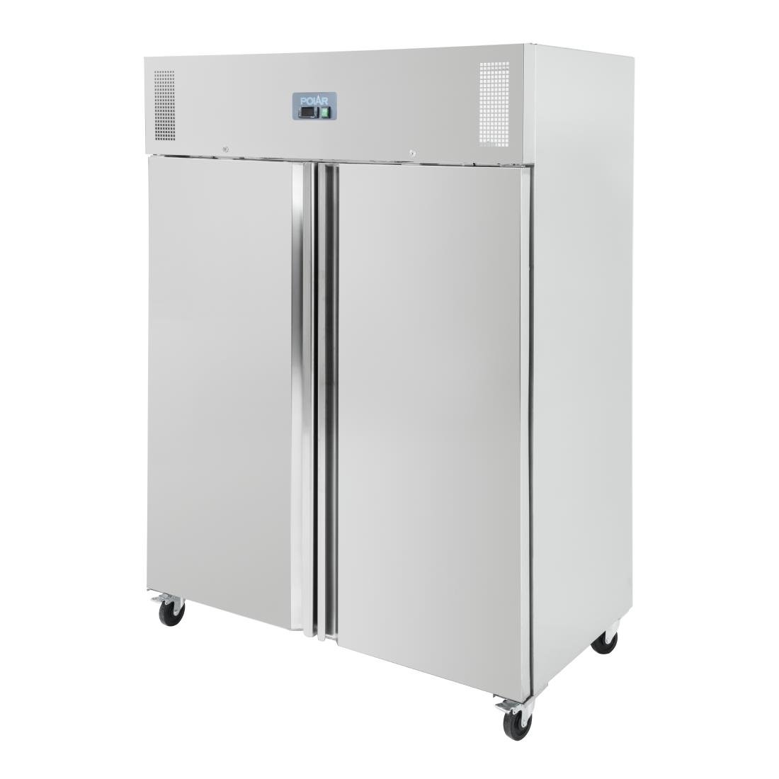 Polar u-serie staande dubbele deur vriezer 1300ltr