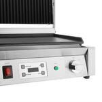 Buffalo Extra Large Contact Grill Geribbeld & Vlakke Plaat