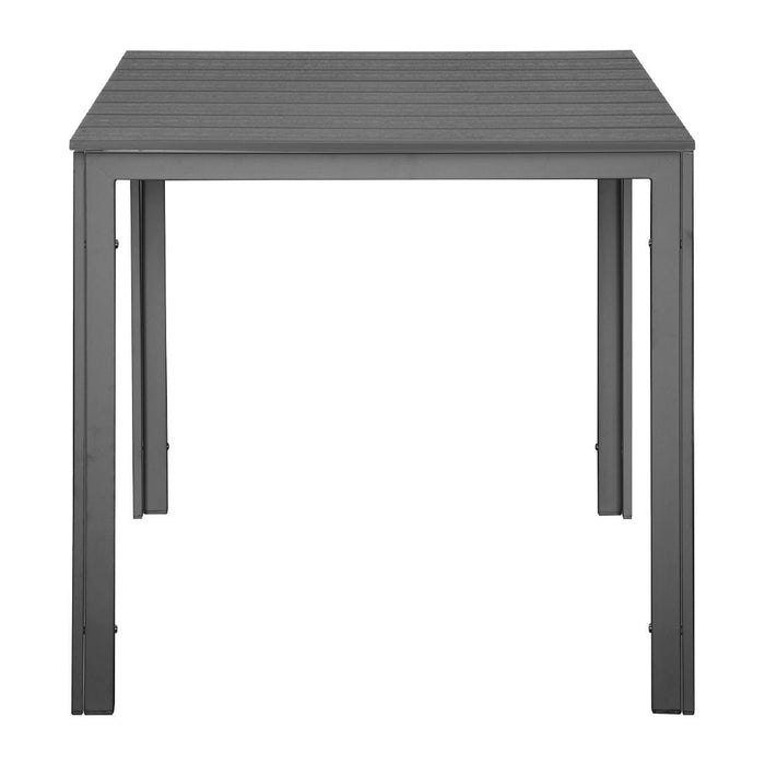 Bolero Valletta Grijs Latten Tuin Tafel 780mm