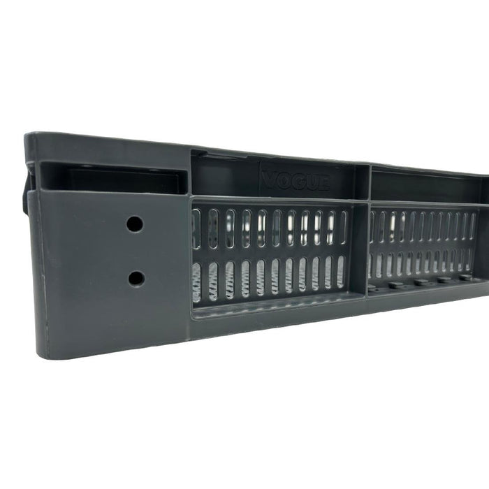Vogue Geperforeerde Kunststof Opbergkrat 600x400x120mm