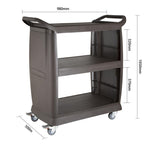 Vogue Mobiele Trolley Van Polypropyleen