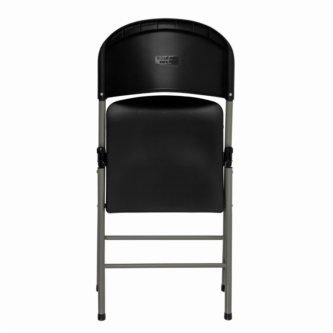 Bolero opklapbare stoelen zwart (2 stuks)