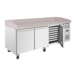 Polar U-Series Bakkerij Counter Koelkast met Granieten Blad 634Ltr