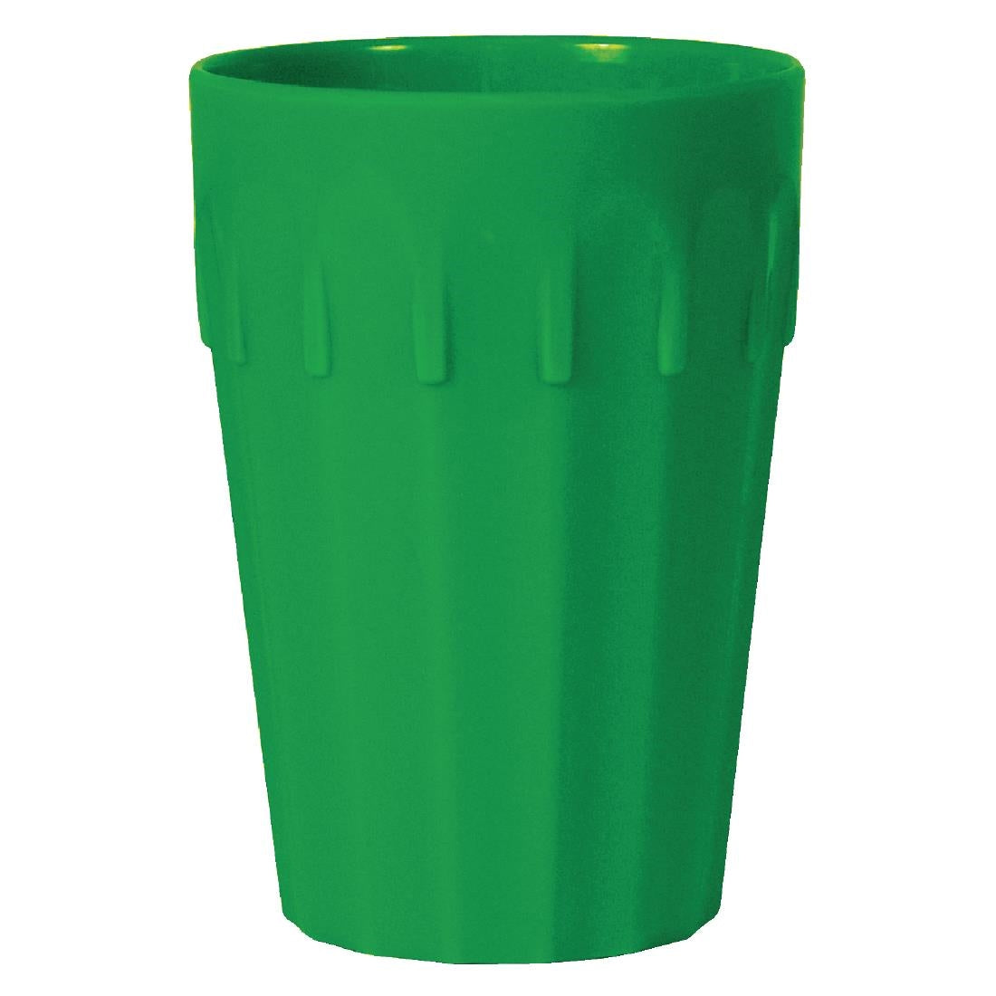 Olympia Kristallon polycarbonaat bekers 14,2cl groen (12 stuks)