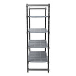 Cambro stelling 183cm hoog 4 schappen - 61cm diep - 107cm breed