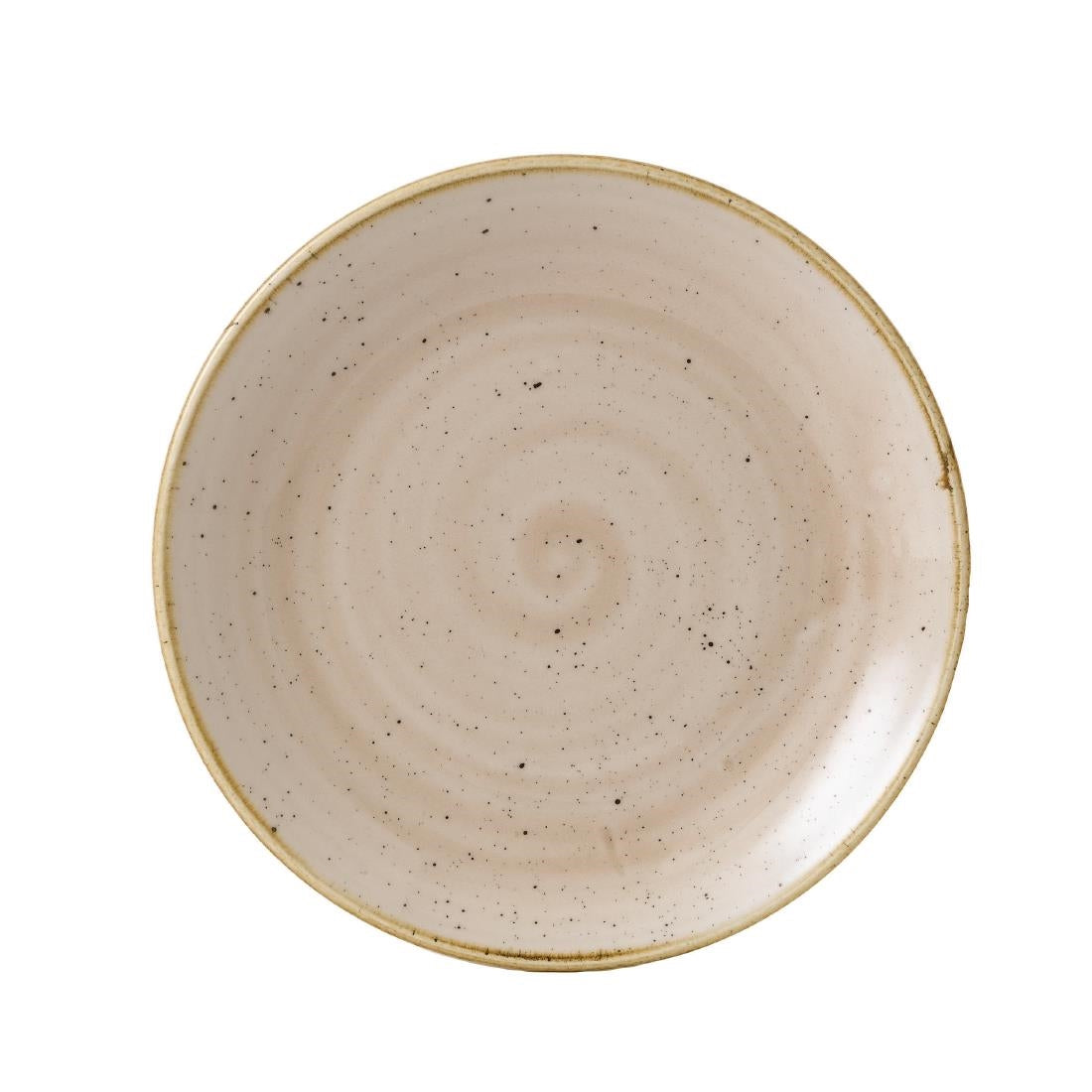 Churchill Stonecast Nutmeg Cream Evolve Coupe Bord 16.5cm (pak van 12)