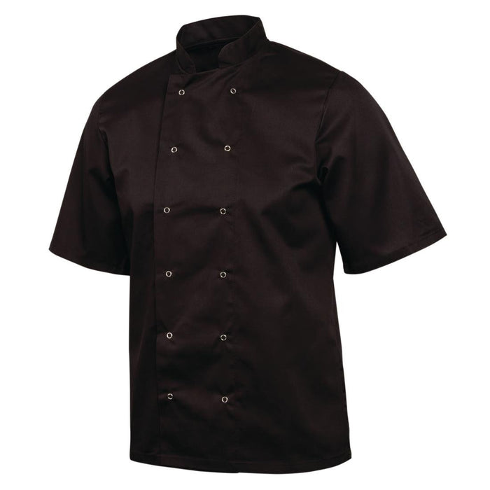 Koksbuis Unisex Korte Mouw Zwart S
