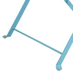Bolero stalen opklapbare stoelen turquoise (2 stuks)