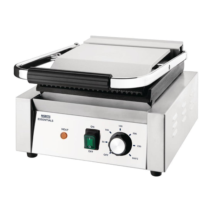 Nisbets Essentials contactgrill groef/glad 36 x 31cm 1800W