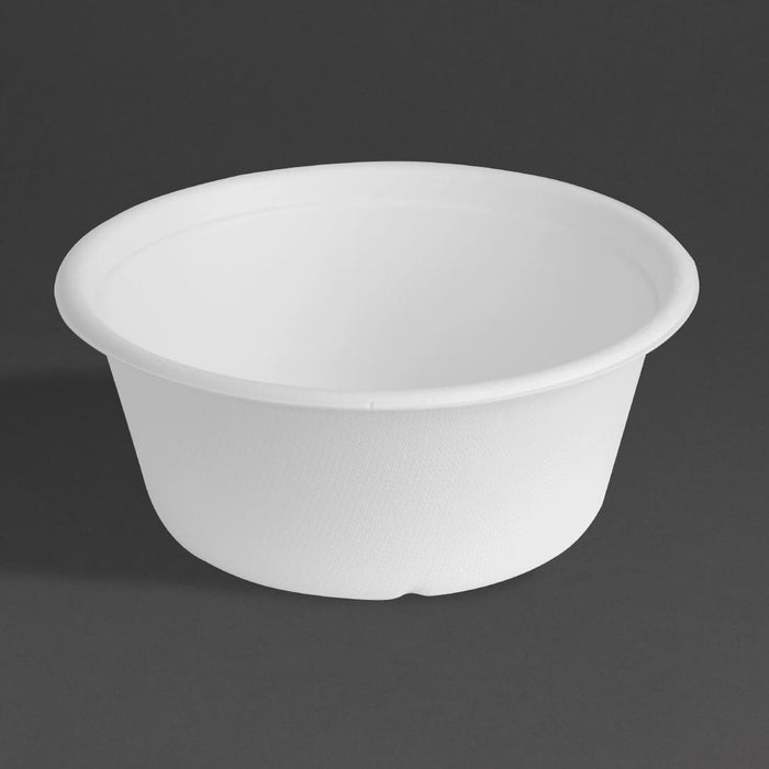 Fiesta Composteerbare Bagasse Kom Basis 750ml (Pak Van 50)