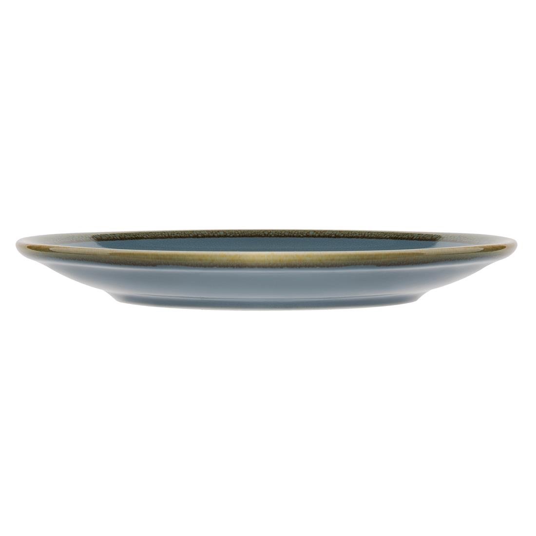 Olympia Kiln ronde coupeborden blauw 17,8cm (6 stuks)