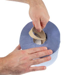 Jantex centrefeed 2-laags handdoekrollen blauw 120m (6 stuks)