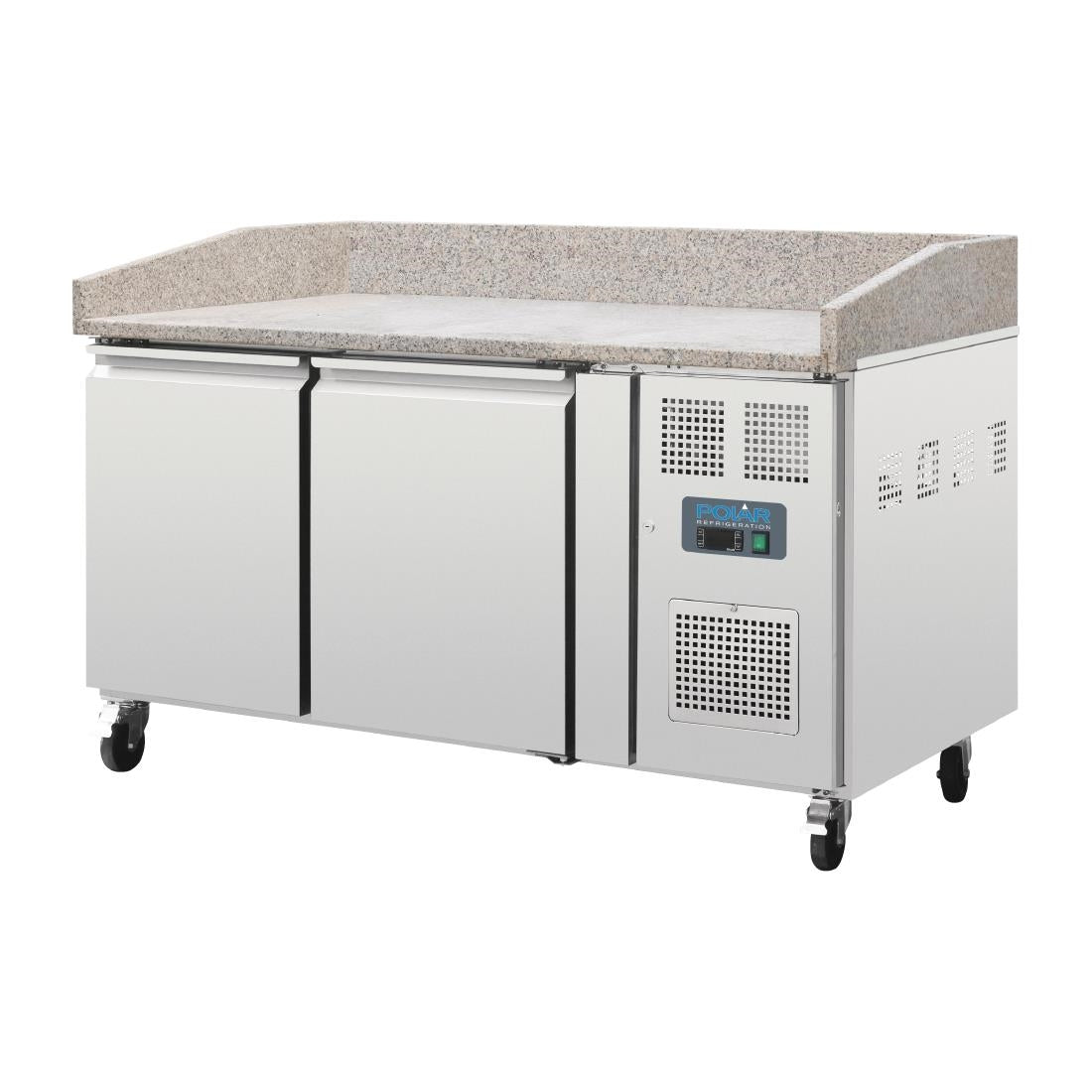 Polar G-serie pizza werkbank met marmeren blad 428L