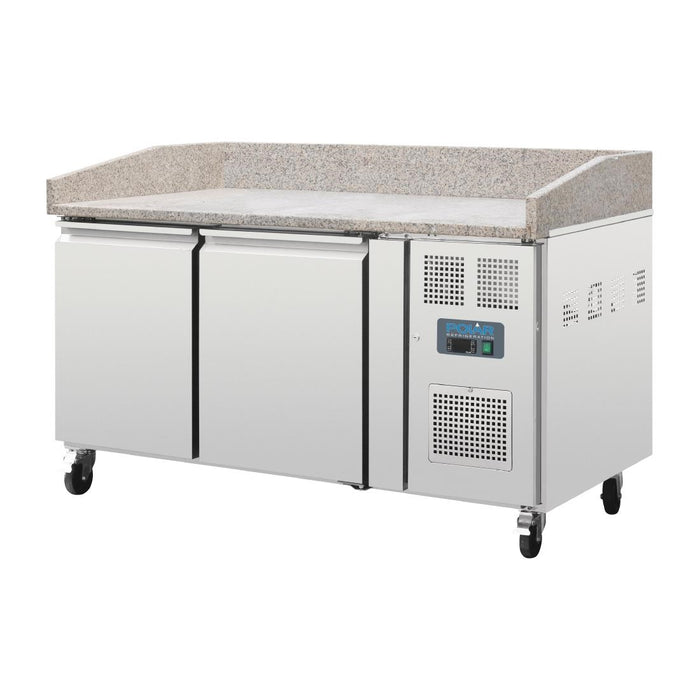 Polar G-serie pizza werkbank met marmeren blad 428L