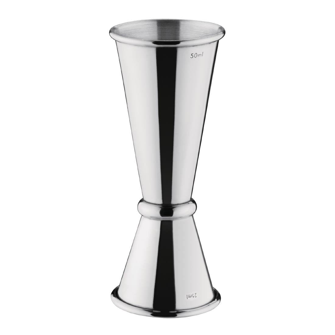 Olympia RVS barmaatje/jigger 25/50ml